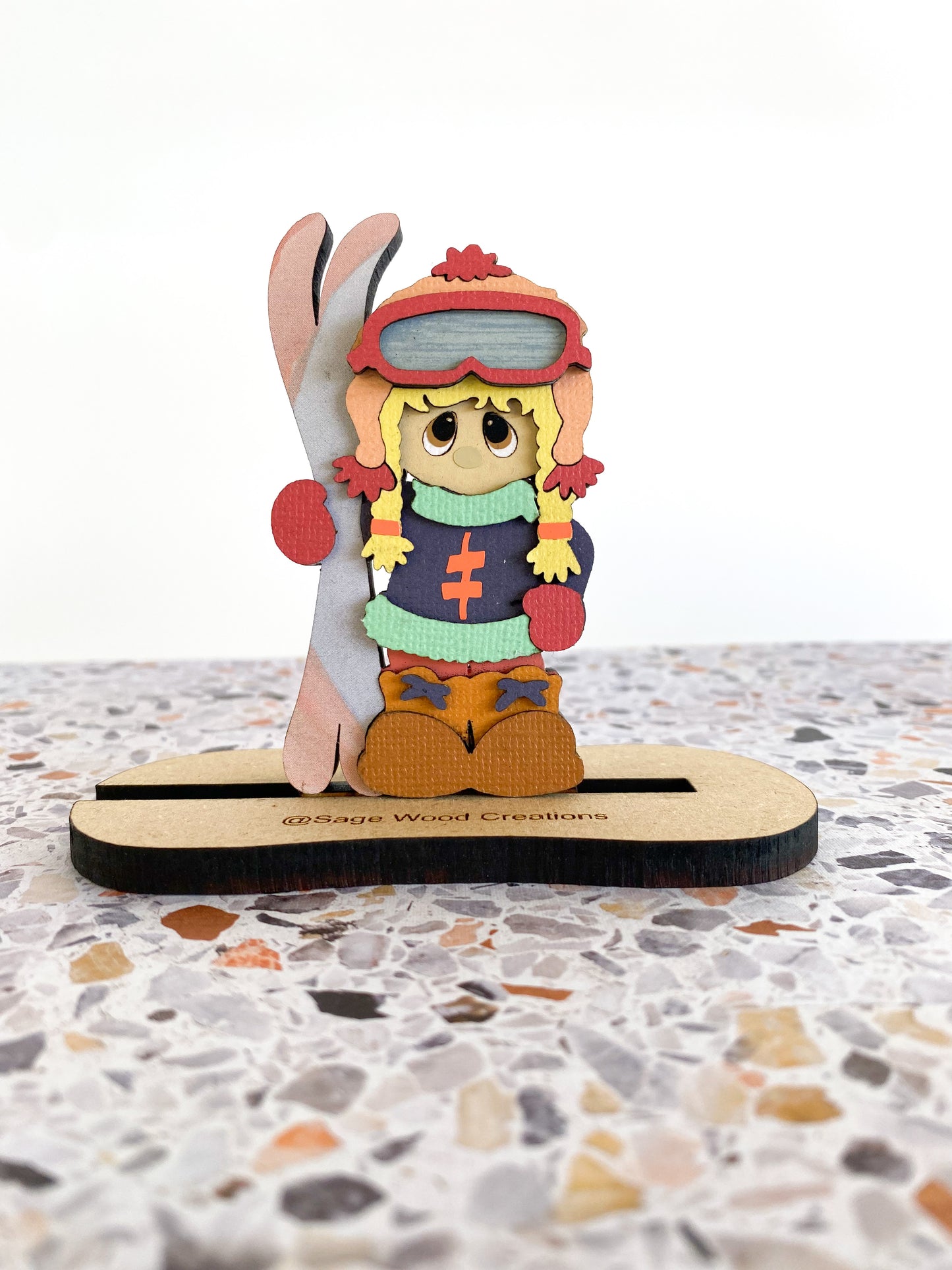 Girl Skier